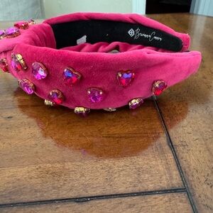 Brianna Cannon Fuchsia Embellished Headband
